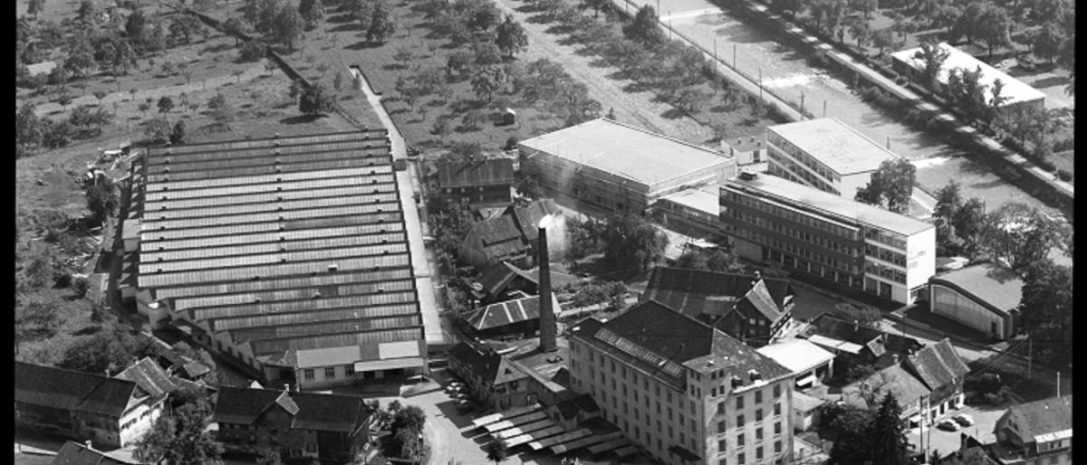 Historisches Luftbild von Dornbirn